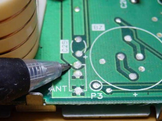 Supra keyless receiver circuit board soldering