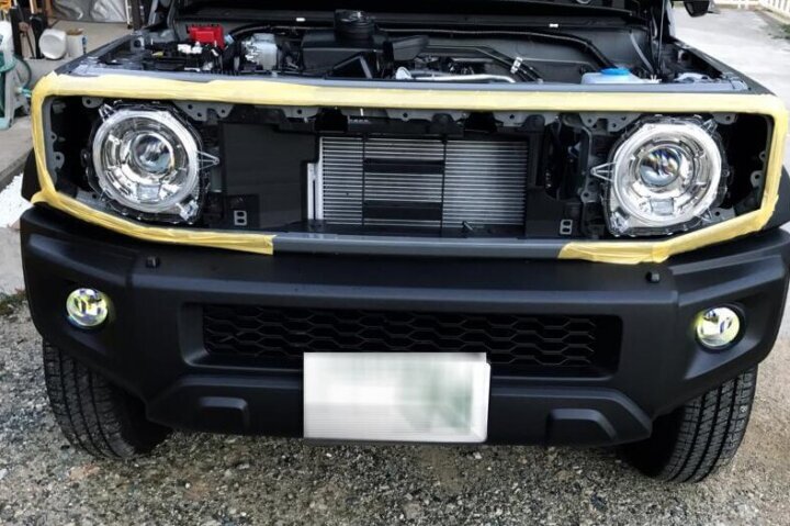 Jimny JB74 Remove the Front Grill