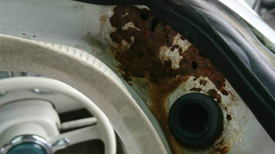 Nissan Figaro Repair of Rust and Corrosion